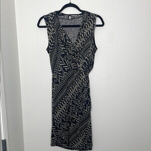 Collective Concepts Black Wrap Dress